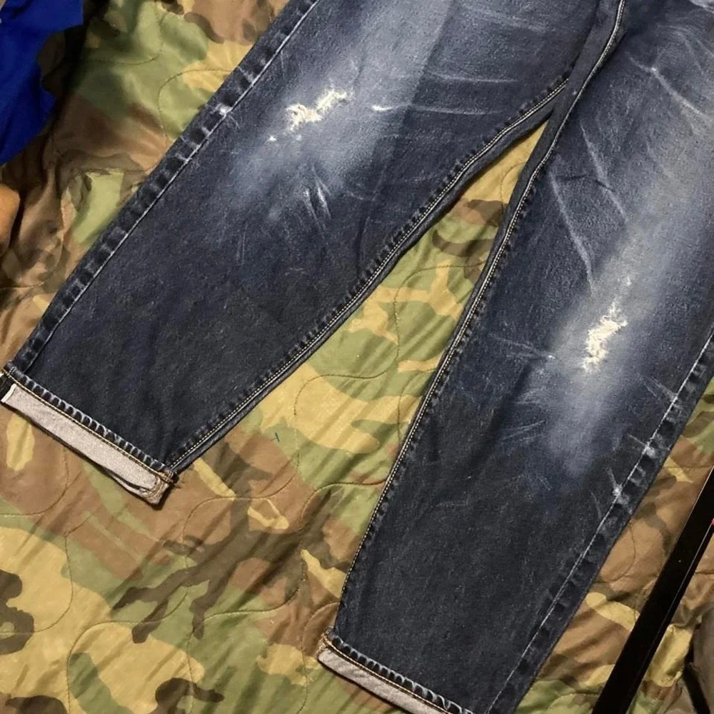 Banana republic straight fit‎ selvedge denim redline whiskering 31/30